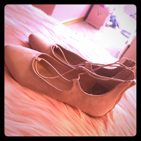 Beige Flats - Picture 1 of 2